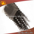 22'' Natural Color Curly Brazilian Lace Frontal Closures